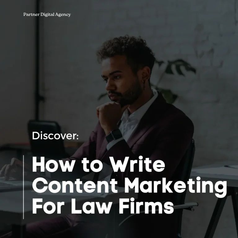 Lawyer looking at his computer and thinking about content marketing